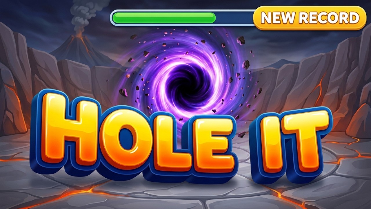 Hole It: Black Hole 3D Dino - All Game Gameplay Android