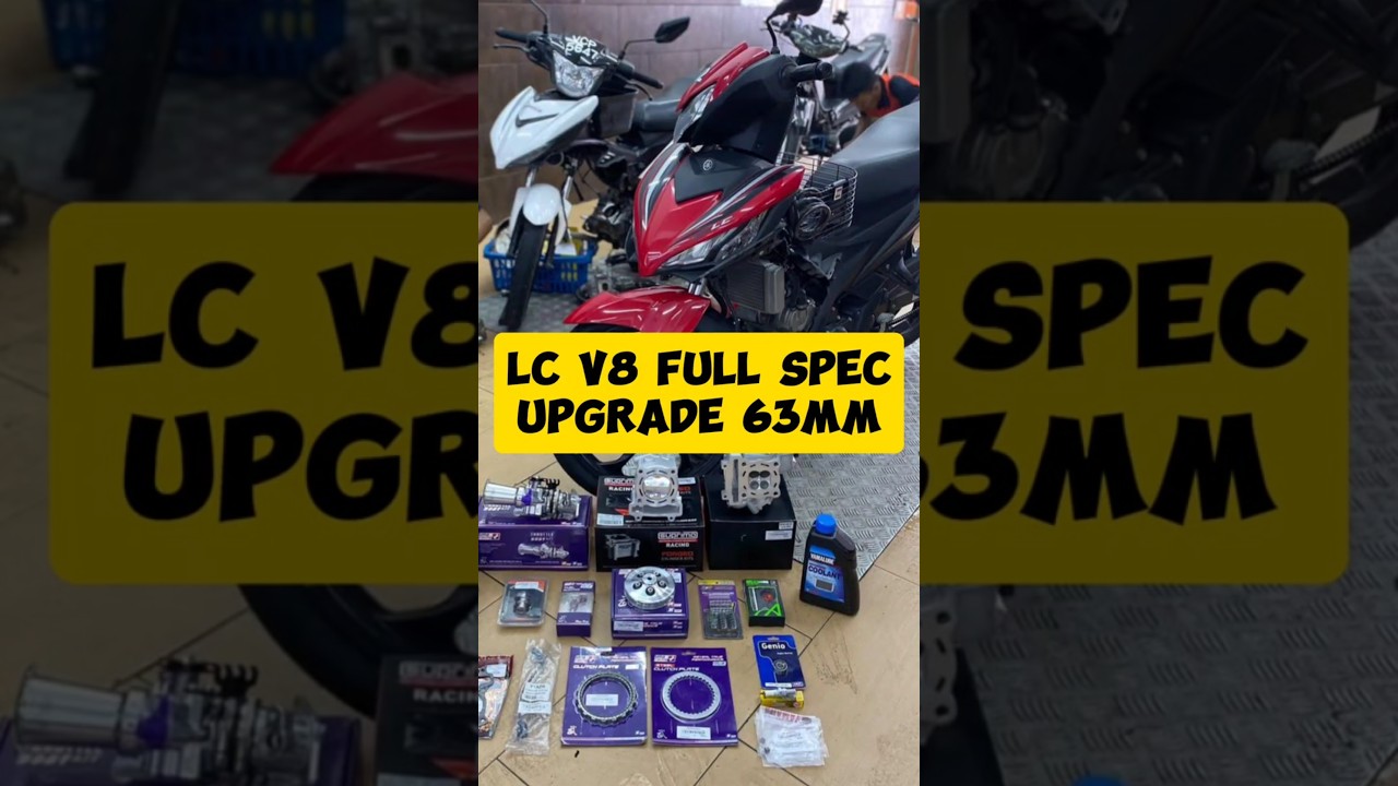 YAMAHA 135 LC FI (V8) UPGRADE FULL SPEC 63MM TEASER #automobile #lc135 #yamaha
