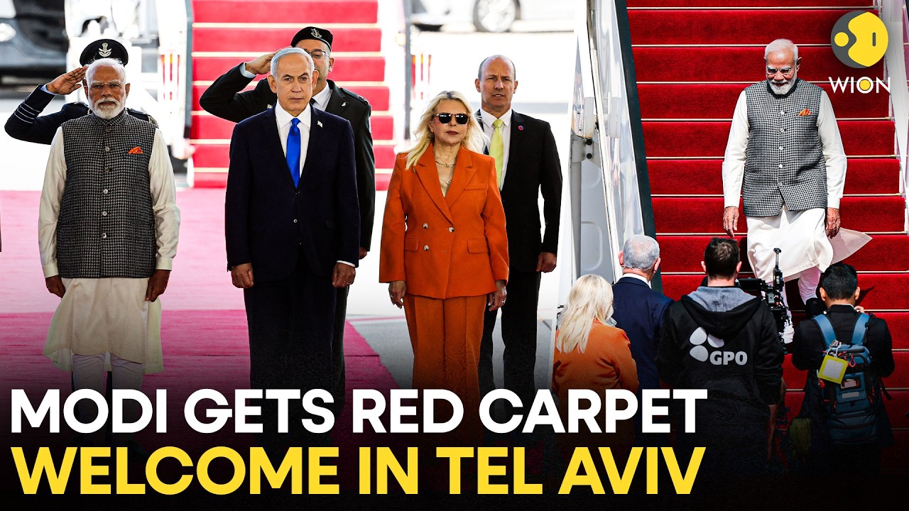 Historic Welcome For PM Modi In Israel: National Anthem Played At Ceremony | WION Originals