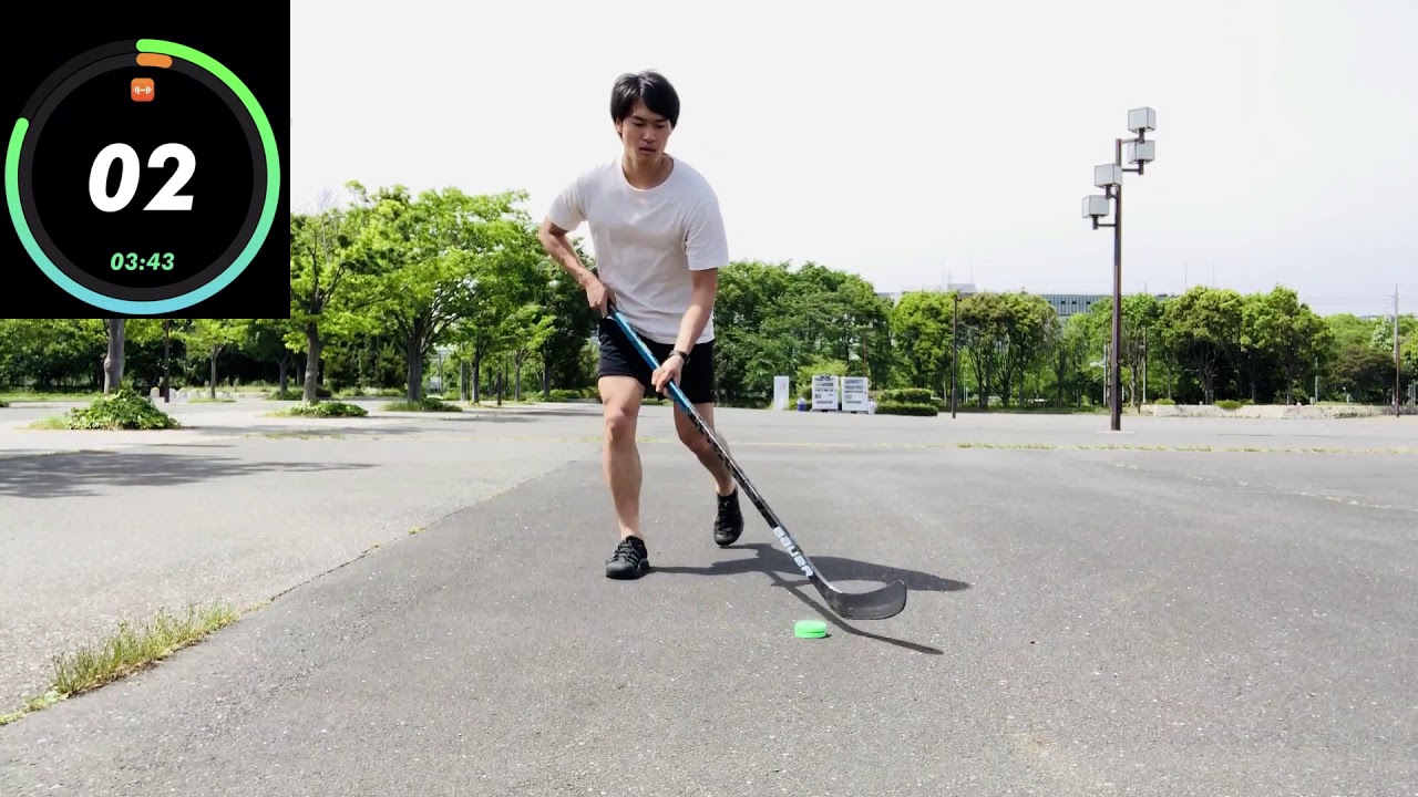 【アイスホッケー】【DAY1】一緒にハンドリング練習/反復練習こそが上達への近道/アイスホッケーのハンドリング練習動画