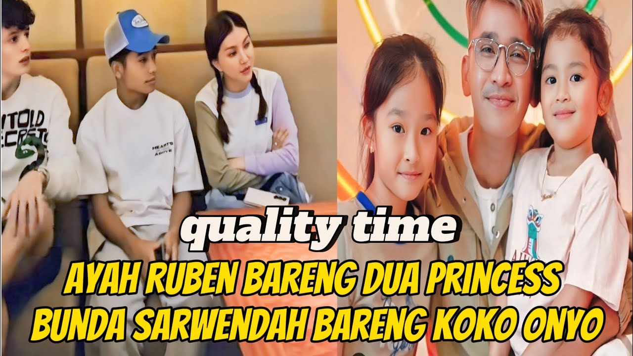 KOMPAK‼️AYAH RUBEN DAN BUNDA SARWENDAH BAGI TUGAS JALAN BARENG ANAK ANAK🥰💙