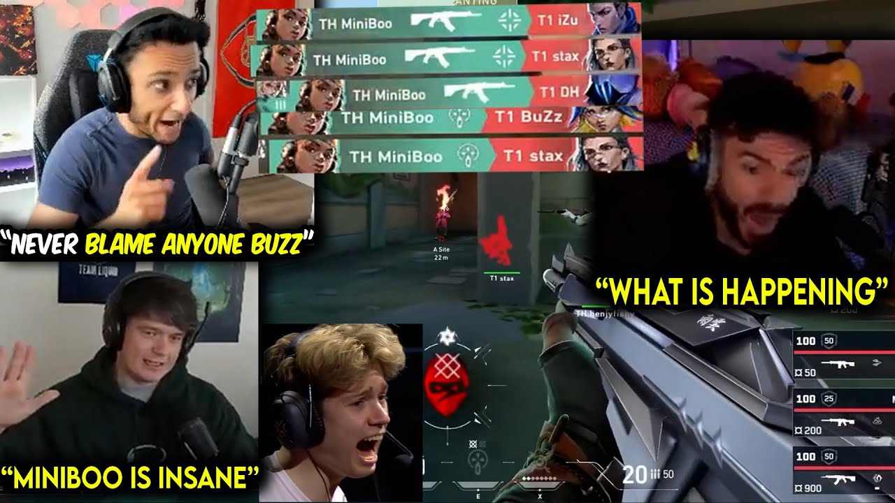 FNS, Tarik & Sliggy Reacts To INSANE PLAYS From TH vs T1 In VCT Champions 2025