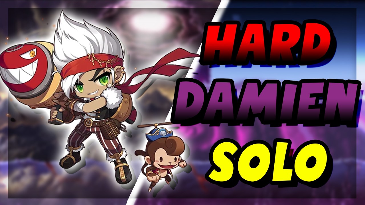 『GMS Kronos』45m CP Cannon Master Hard Damien Solo | Maplestory