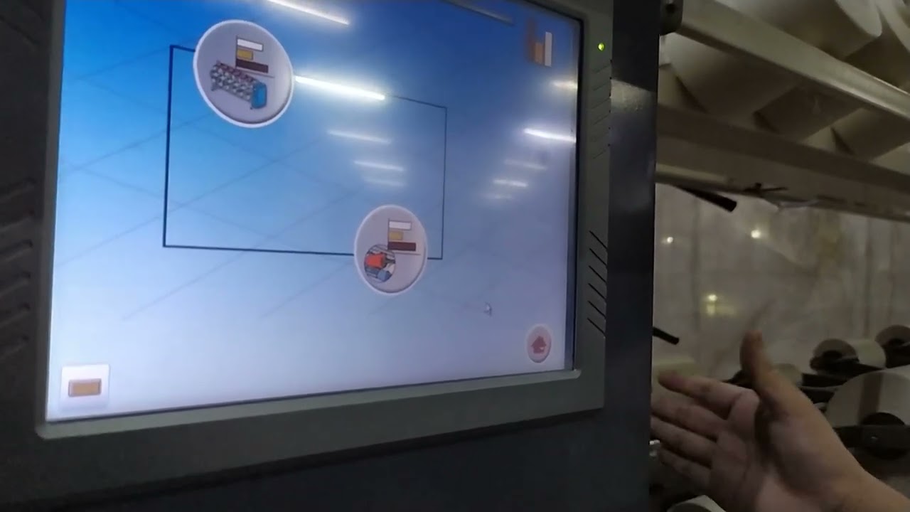 Doubler machine setting #yarn #machine #spinning #factory