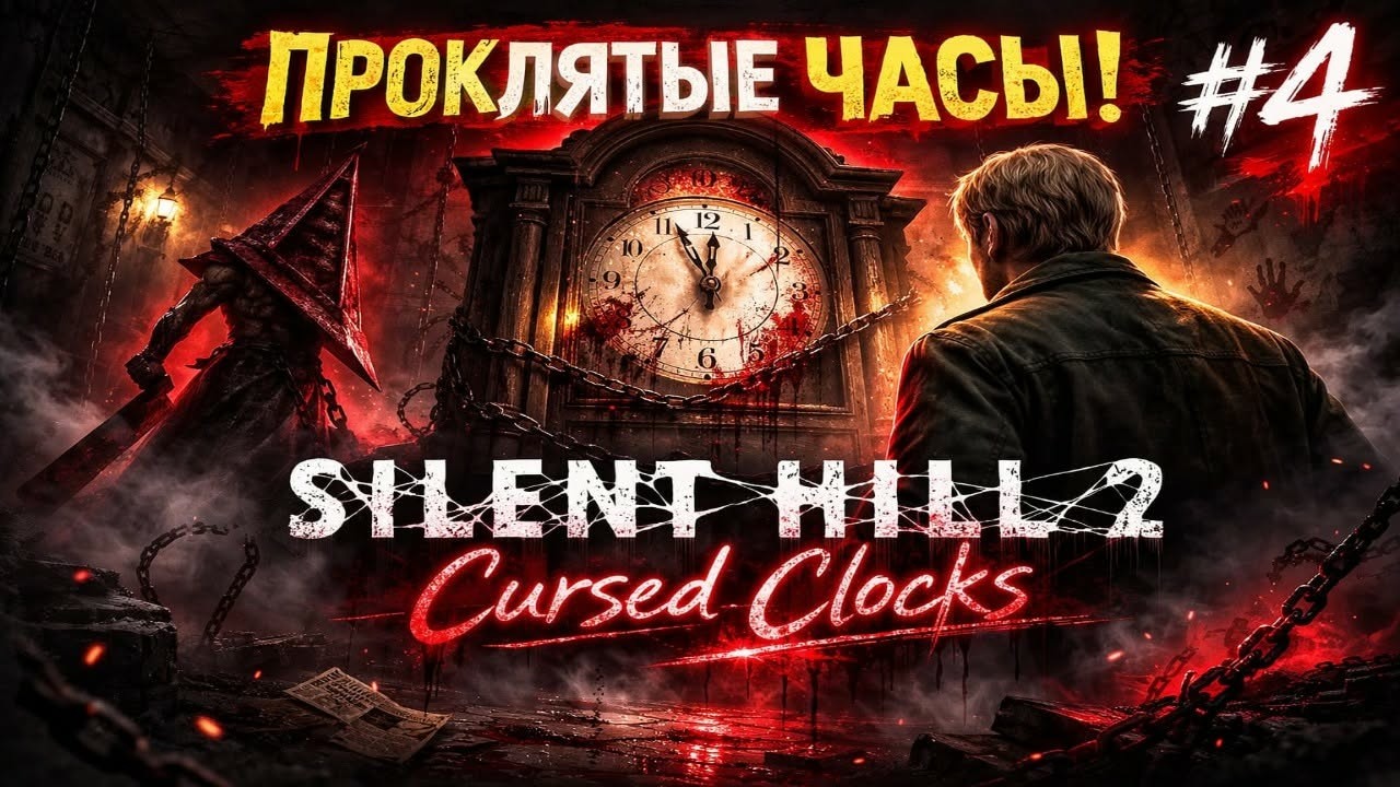 Пирамидоголовый и проклятые часы﻿ (Pyramid Head & Cursed Clocks) — SILENT HILL 2 Remake  #4​
