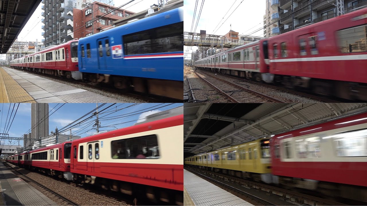 【私鉄最長編成 衝撃の120km/h爆走】京急線 12両快特限定　速度付き高速通過集