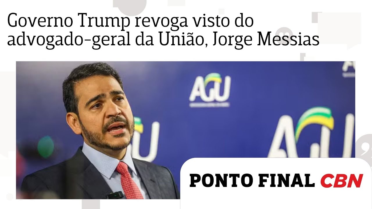 Governo Trump revoga visto americano do advogado-geral da União, Jorge Messias