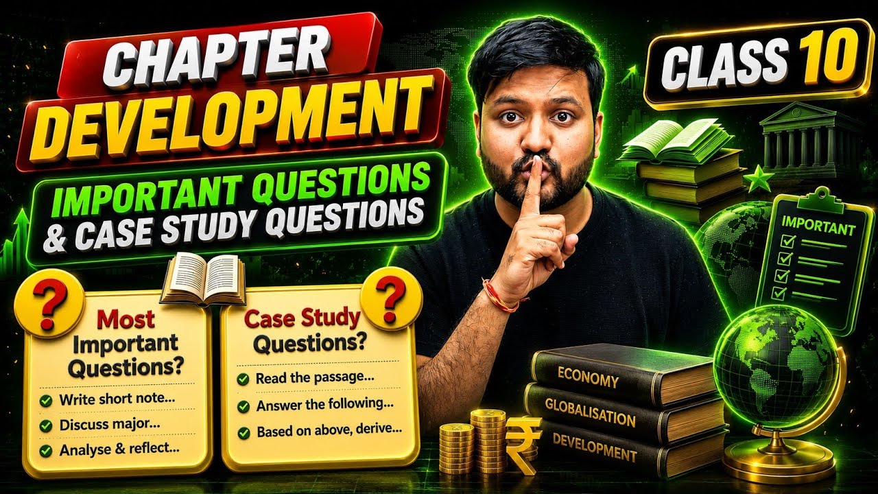 Class 10 Economics – Development | Important Questions Made Easy