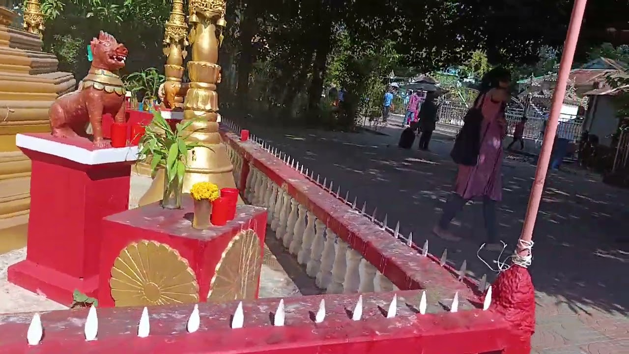 Moheshkhali Buddist Golden tample #travel #adventurechallenge #bangladesh #nature #entertainment 