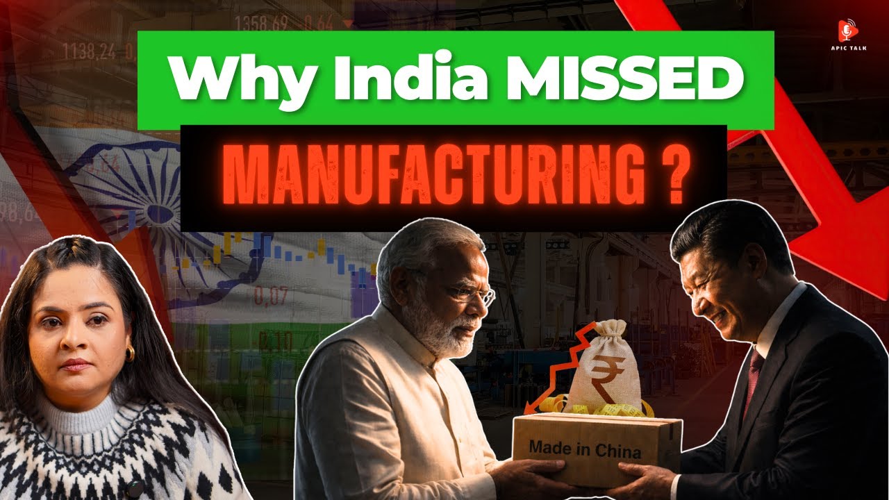Why China Won Manufacturing & India Didn’t (The Real Reasons)
