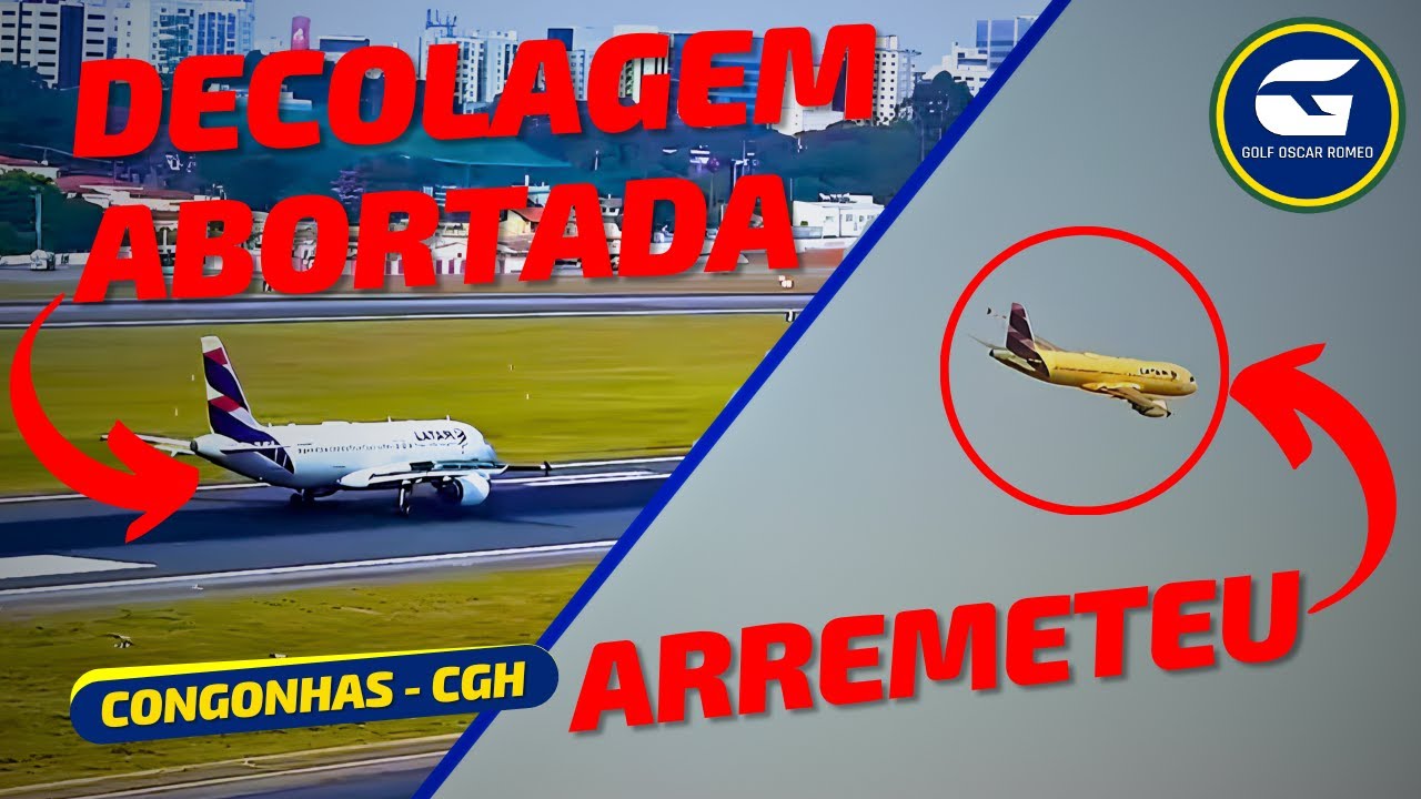 CONTROLADOR ARREMETE AVIÃO E ABORTA DECOLAGEM EM CONGONHAS!