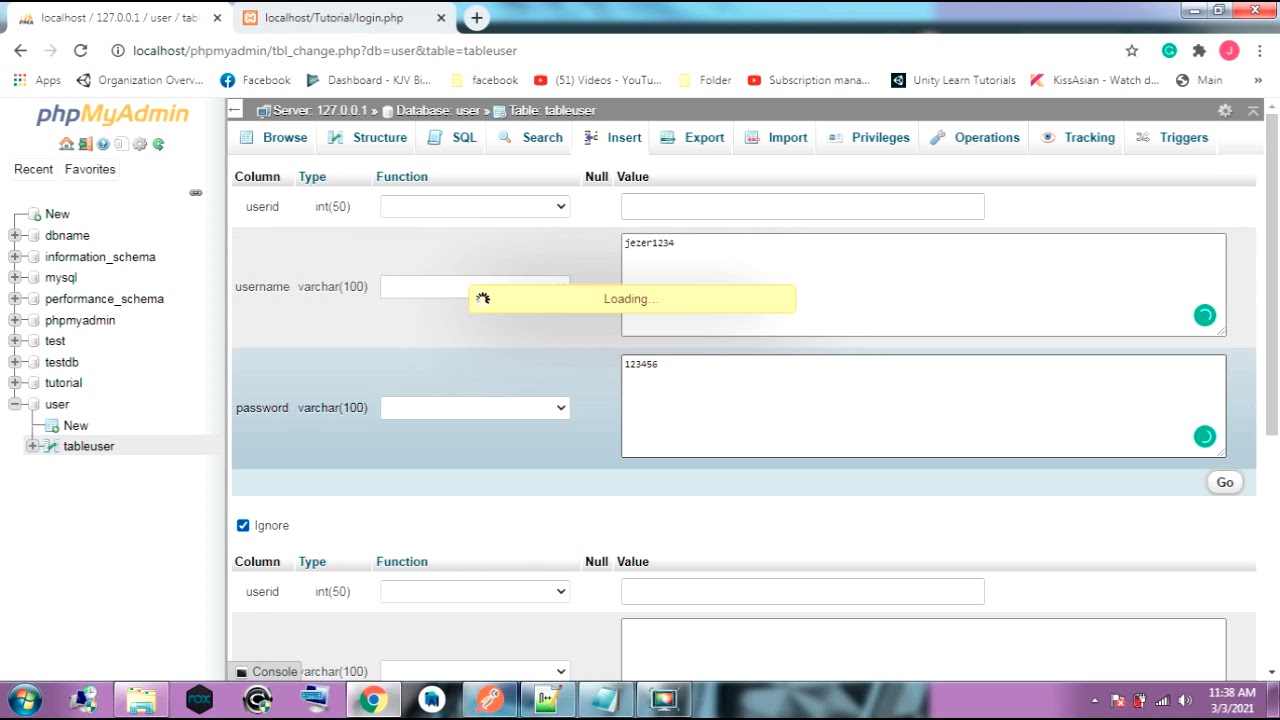 Android Studio Php Login with xampp database part 1 2021