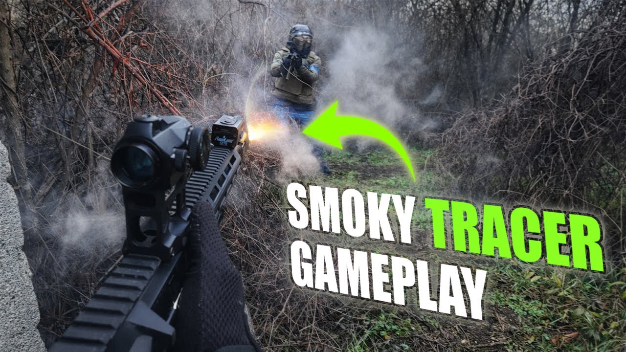 Full Airsoft Immersion! Flare Smoky BT Tracer Gameplay