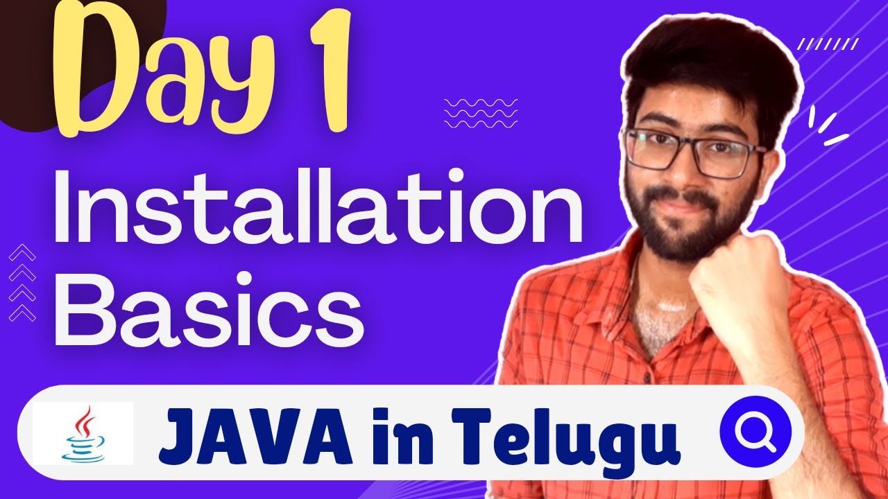 Day 1 : Basics of Programming & JDK Installation | Java Course in Telugu | Vamsi Bhavani