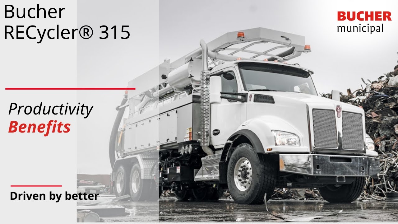 RECycler&reg; 315 Productivity Benefits | Greener, More Efficient Sewer Cleaning