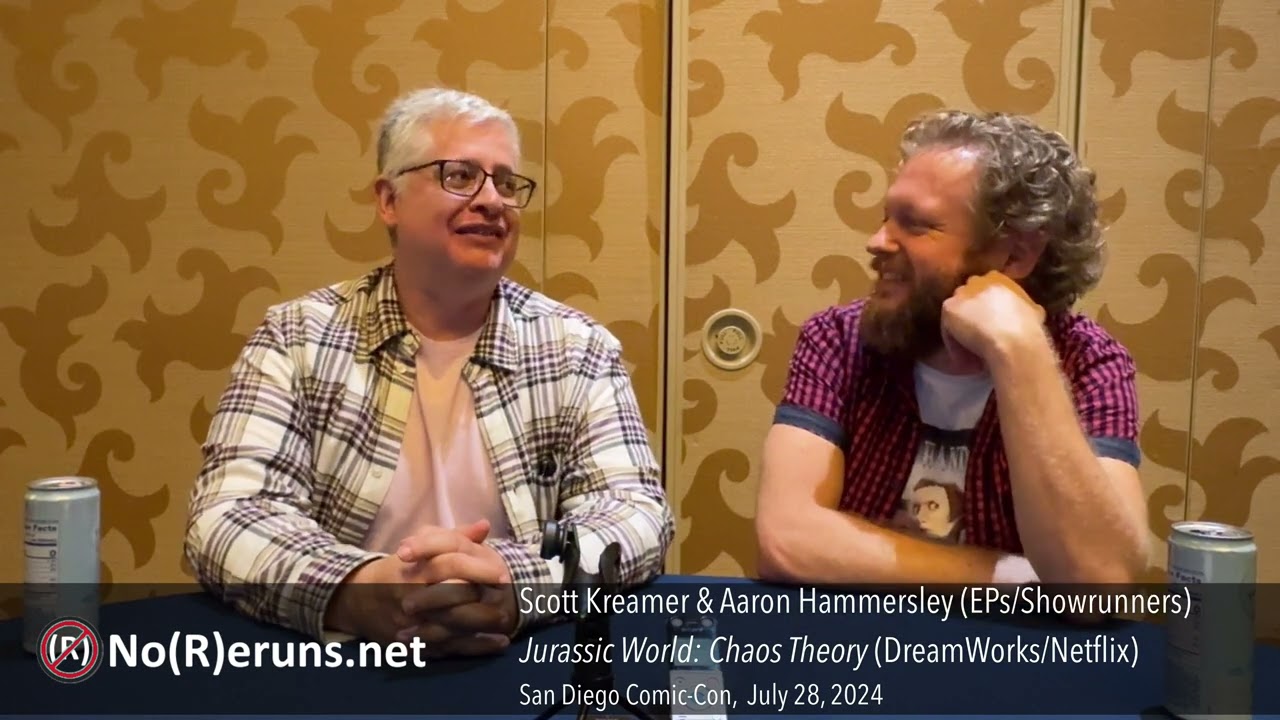 Scott Kreamer & Aaron Hammersley Discuss Season 2 of JURASSIC WORLD: CHAOS THOERY (SDCC 2024)