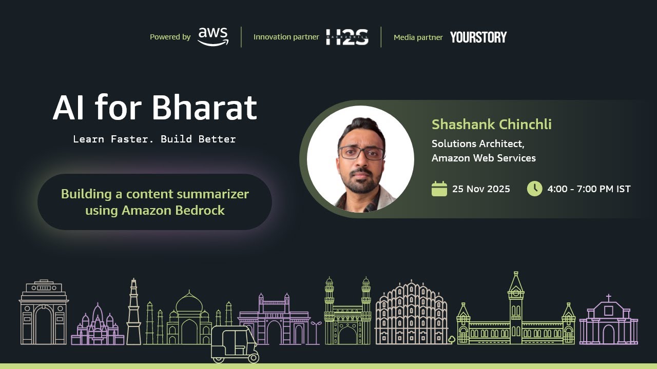 Workshop 1 - Building a content summarizer using Amazon Bedrock | AI for Bharat