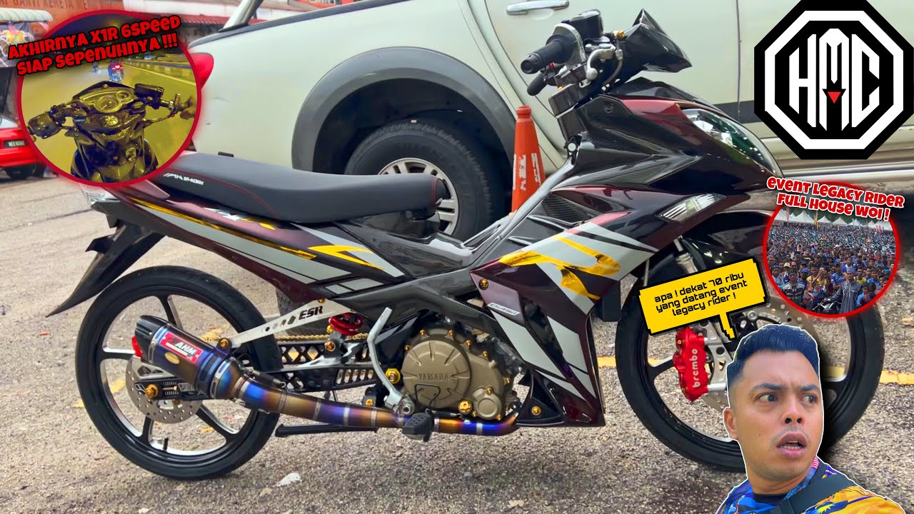 AKHIRNYA ! X1R BANGSAWAN dah SIAP SEPENUHNYA 🤑💸 | EVENT LEGACY RIDER paling MERIAH ! 🤩