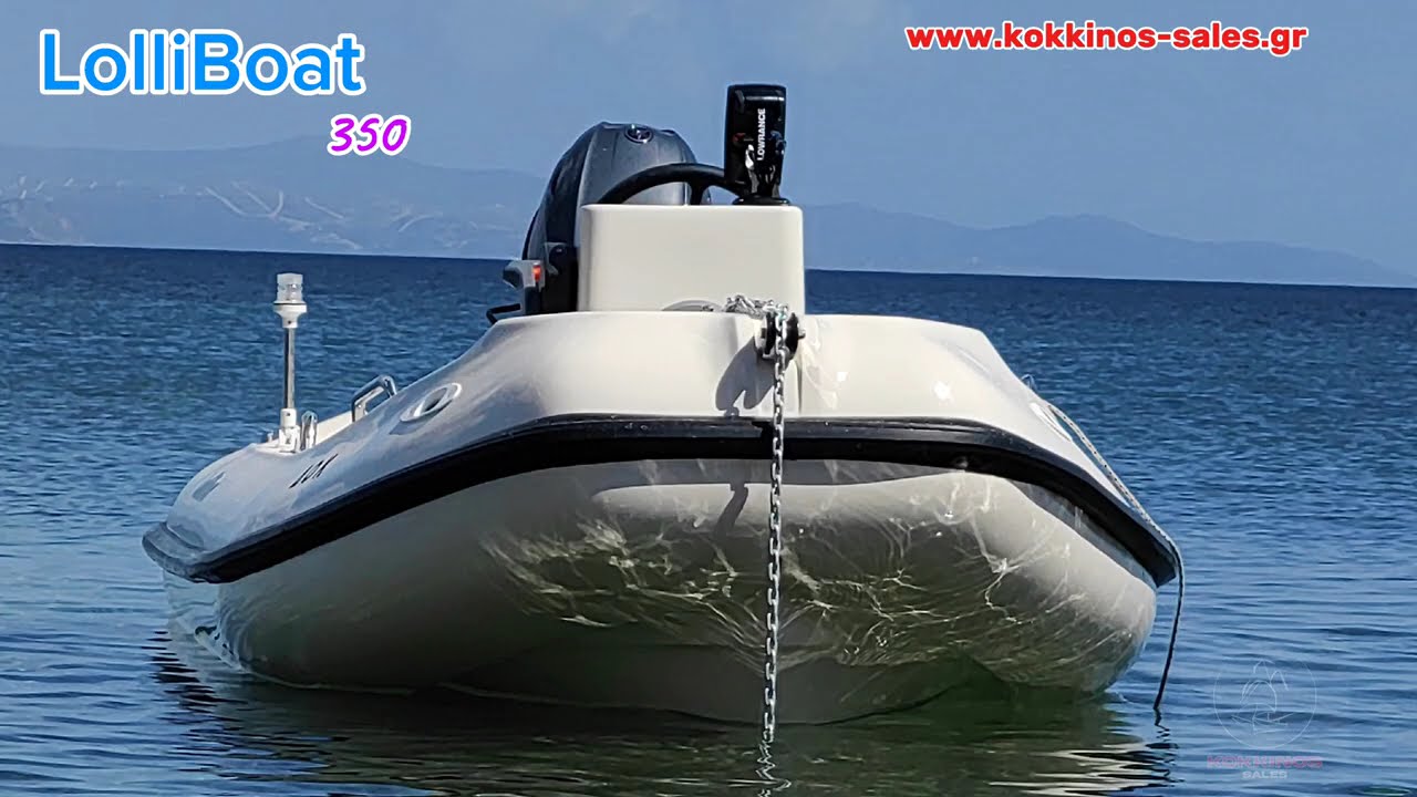 See how Lolliboat 350 stays rock-solid—even with two aboard!on the starboard side—no list, no sway