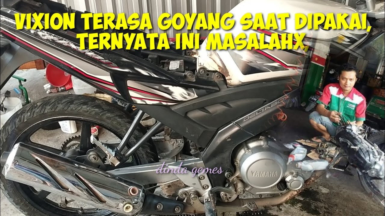 ||cara ganti Bosh arm Vixion yg goyang||how to repalce the rocking  Yamaha Vixion Bosh arm||