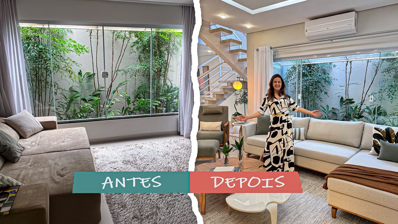 DECORAÇÃO MINIMALISTA E CHARMOSA DE CASA EM PIRASSUNUNGA-SP | Tour pela Decoração de Interiores