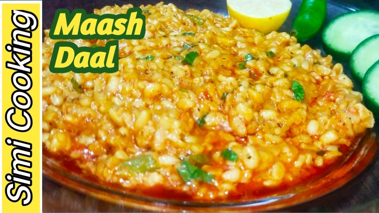 Daal Maash Recipe By Simi Cooking | Daal Recipe | White Daal |