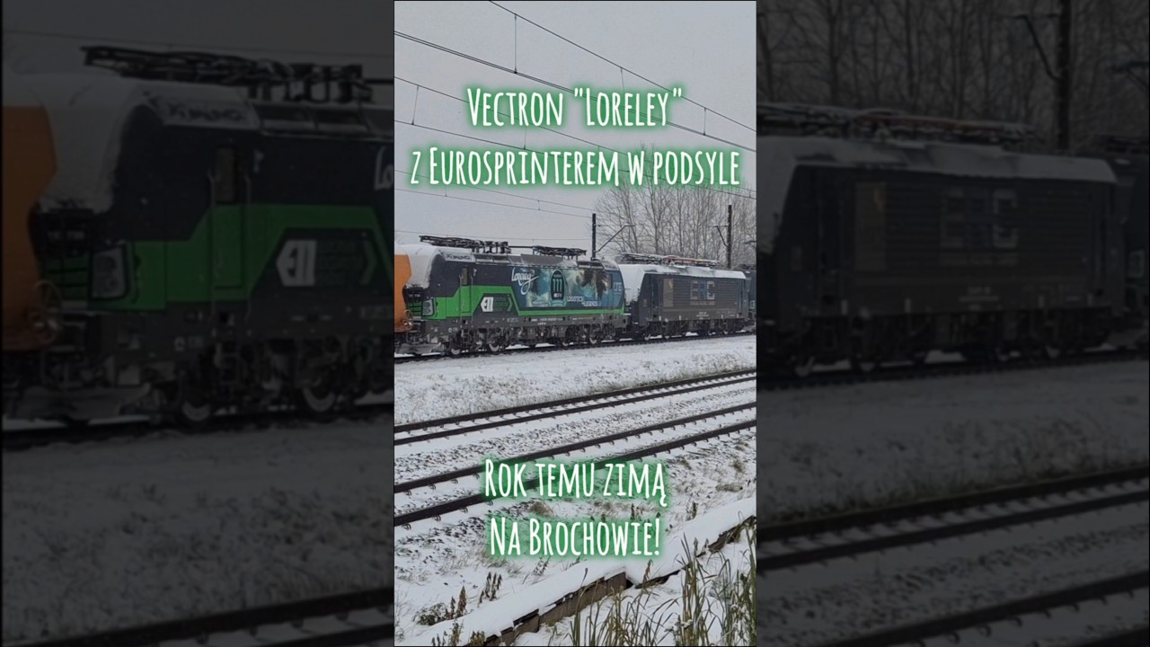 VECTRON "LORELEY" 193 738 LTE LOGISTICS ROK TEMU W PODSYLE NA BROCHOWIE!