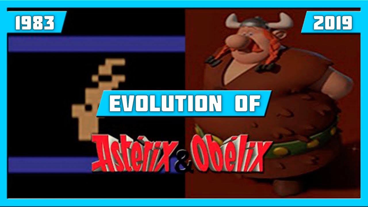EVOLUTION OF ASTERIX & OBELIX GAMES (1983-2019)