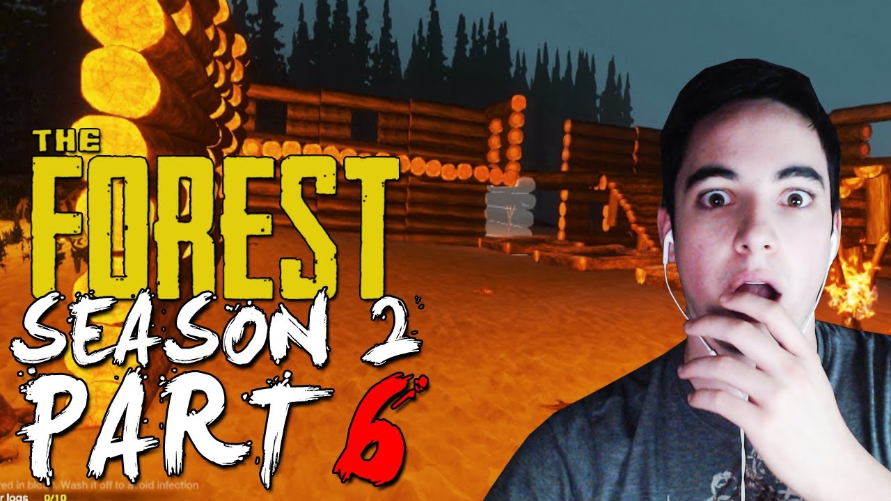 The Forest - Alpha 0.02: Gameplay Walkthrough - Season 2 Part 6 - BLUEPRINT GLITCH + BASE PROGRESS!