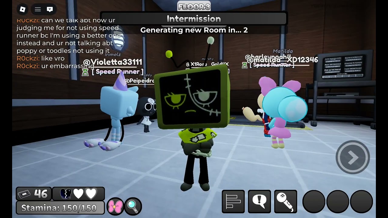 Greifer Goob and annoying cosmo got mad at me bc I 'don't have speed runner badge' @Qwelver 