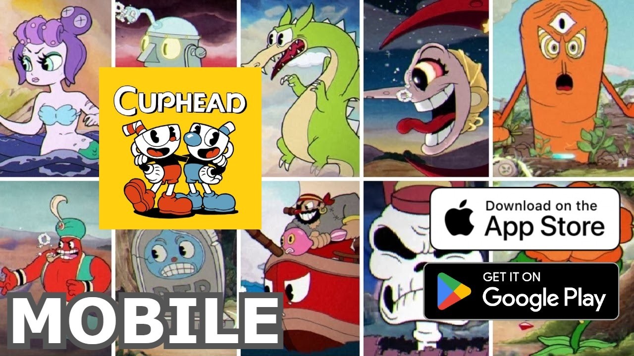 CUPHEAD Mobile - All Bosses (No Damage)