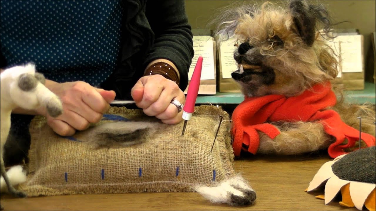 How to Needle Felt a Pony: Episode 6 -Face and Head by Sarafina Fiber Art