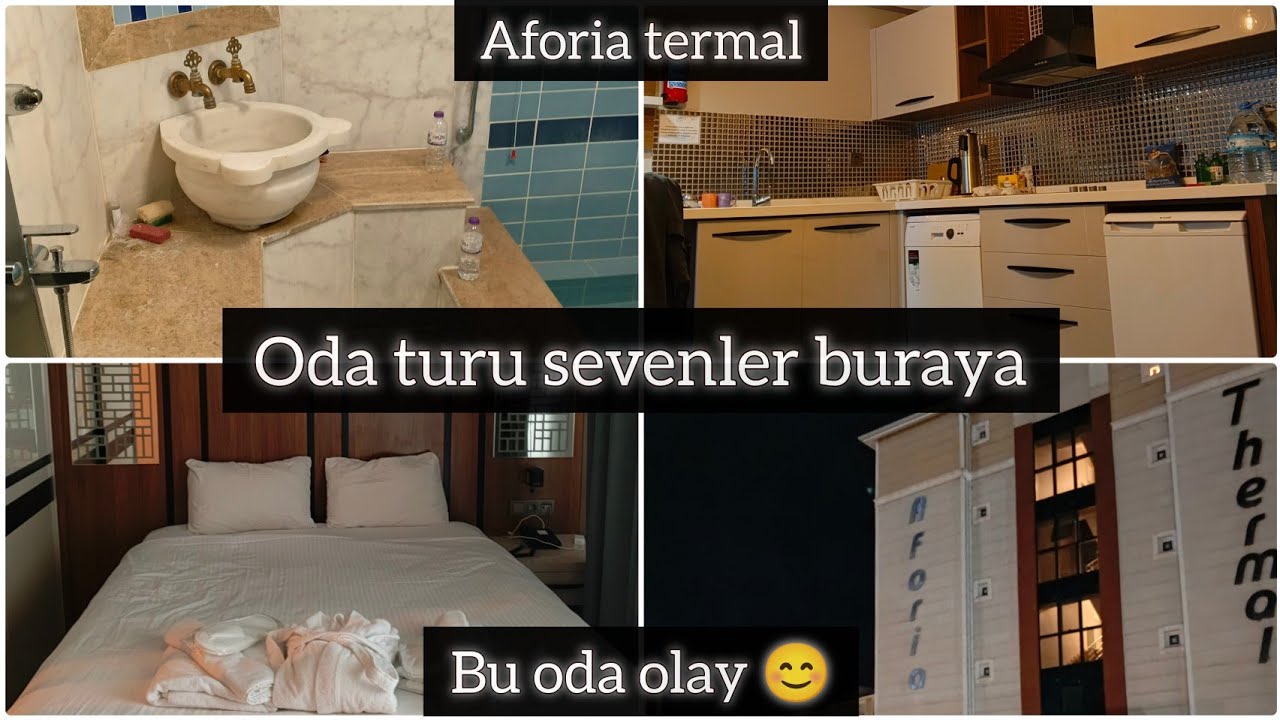 ODA TURU HER AYRINTISINI G&Ouml;STERDİM/ AFORİA TERMAL OTEL / BU KADAR DETAY BEKLEMİYORDUM