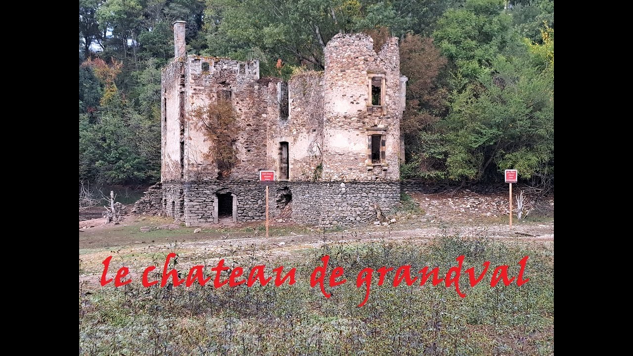 les ruines du château de grandval ont surgi des eaux #vestige