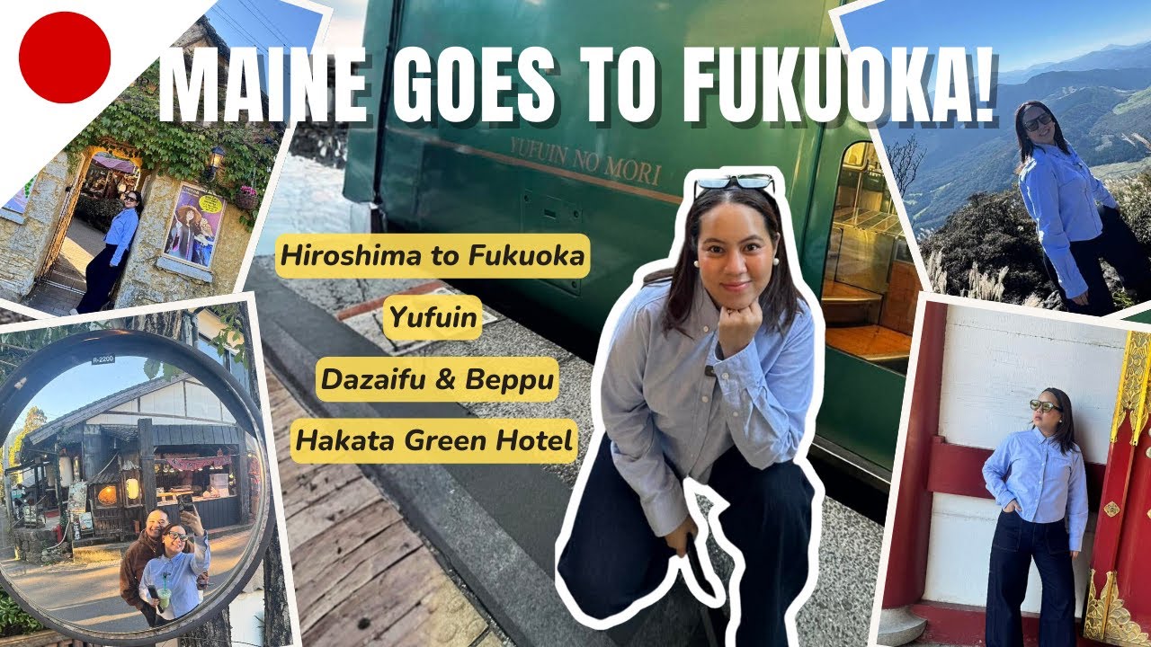 Japan Vlog 2025: First time in Fukuoka | Riding the Shinkansen | Day Tour in Fukuoka