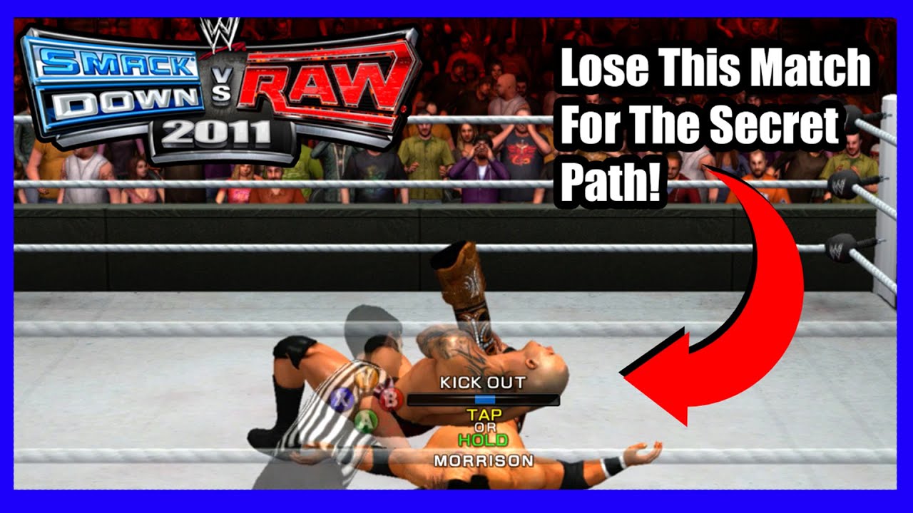 Я нашёл *НОВЫЙ* секретный путь в режиме WWE Smackdown Vs. RAW 2011 Road To WrestleMania (против Г...