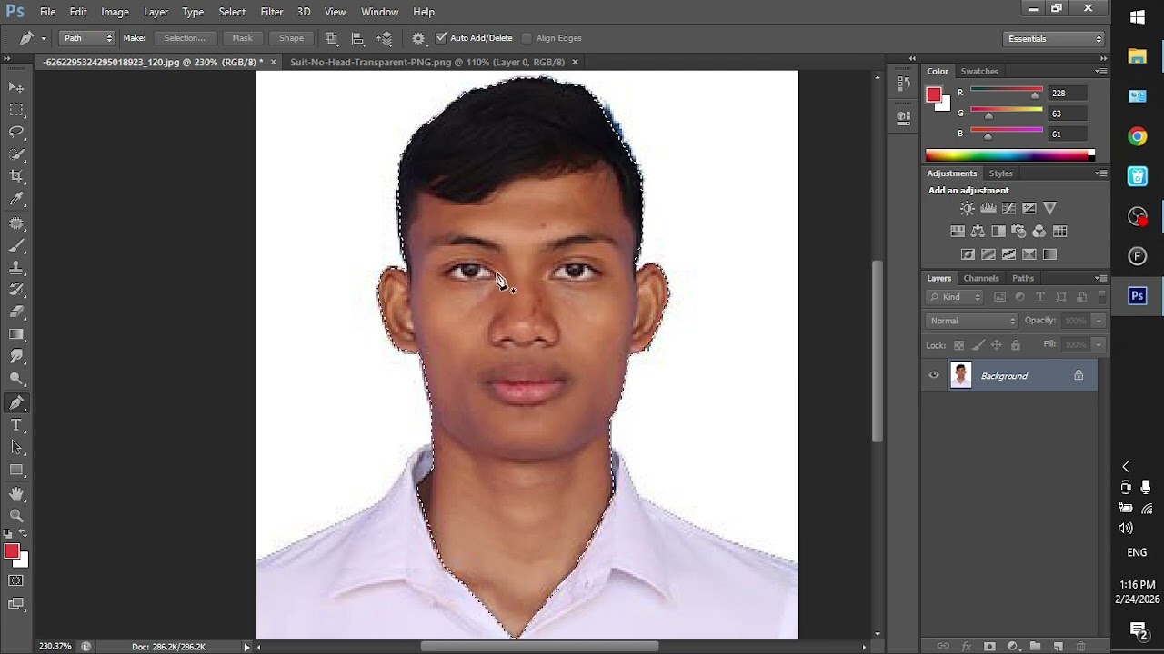 2 Photoshop: Suit Replacement