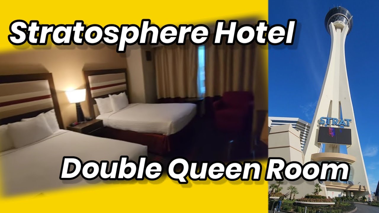 The Stratosphere Hotel | Select Double Queen Room! #thestrat #Vegas 
