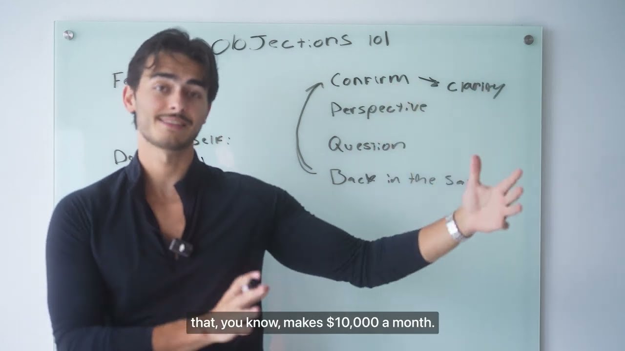 I've closed over $10M.. Here's how I handle sales objections