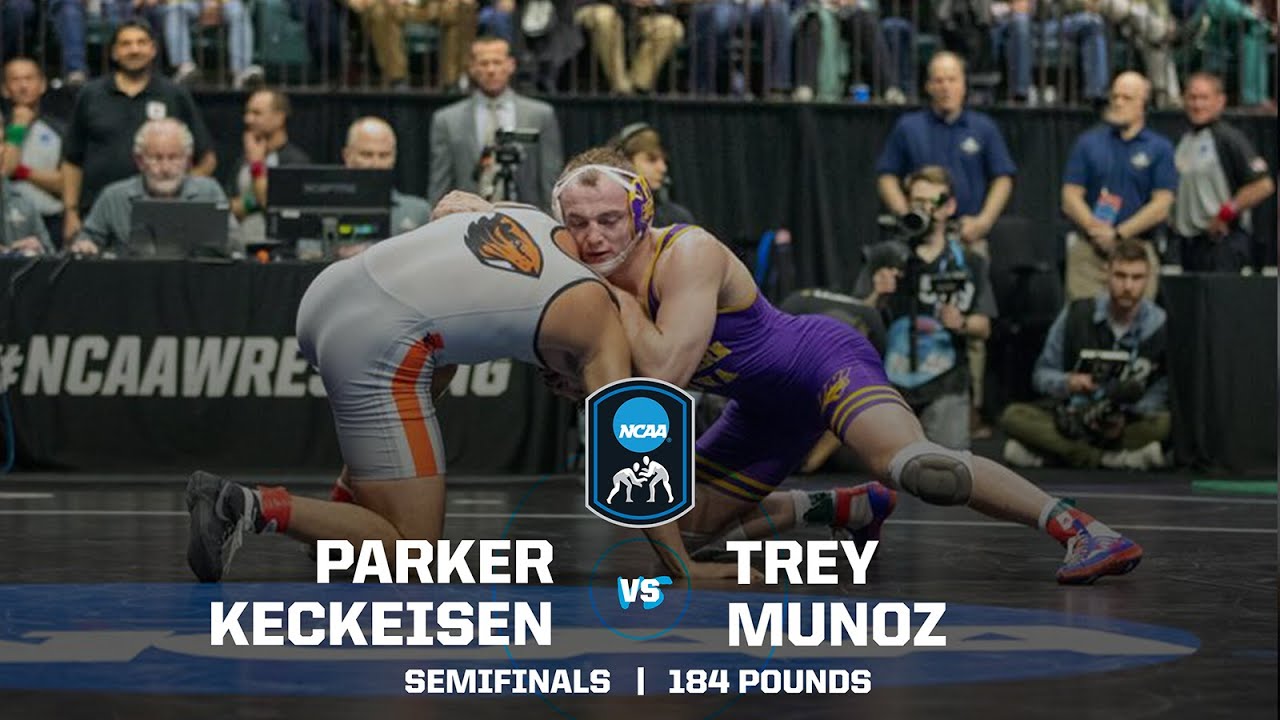 Parker Keckeisen v. Trey Munoz: 2024 NCAA wrestling semifinals (184 lbs)