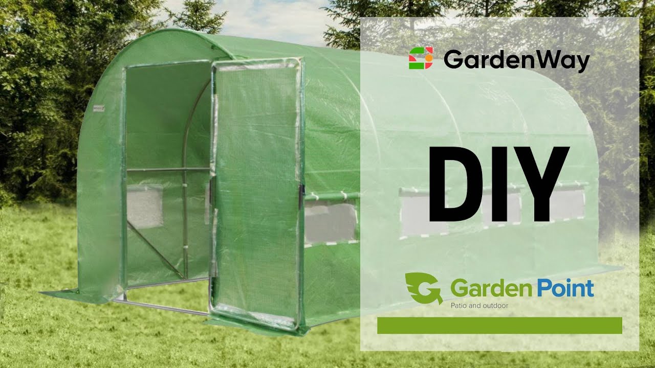 Stavba fóliového tunelu s dvířky krok za krokem - návod k montáži - GardenWay