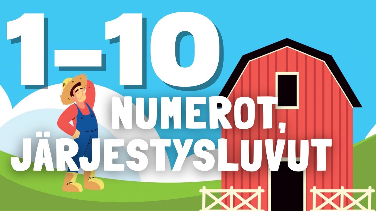 NUMEROT & JÄRJESTYSLUVUT 1-10