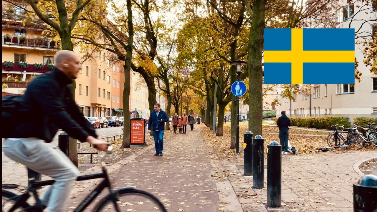 Stockholm Walks: Södermalm in the morning. Everyday life in Sweden in popular Nytorget area