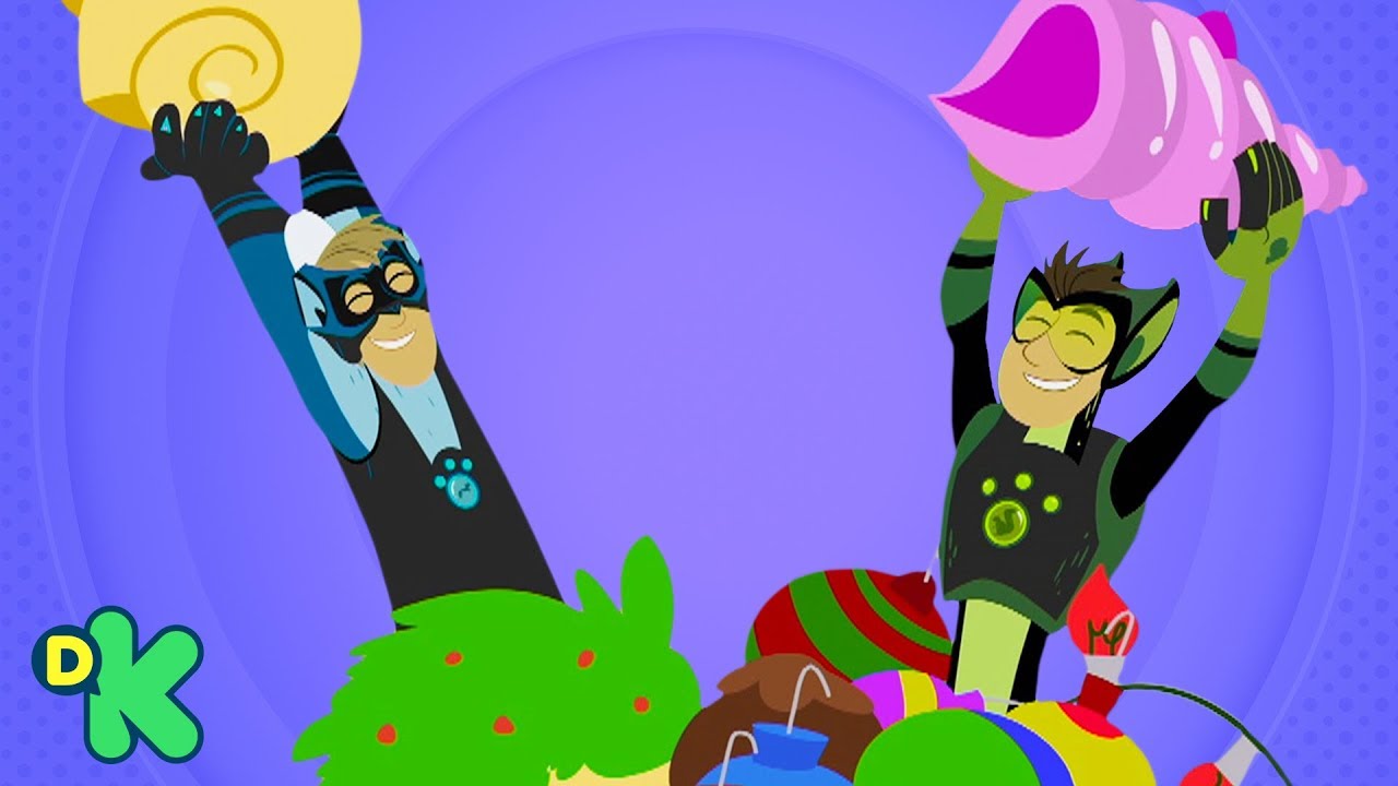 Enfeitando uma árvore de Natal | Aventuras com os Kratts | Discovery Kids Brasil
