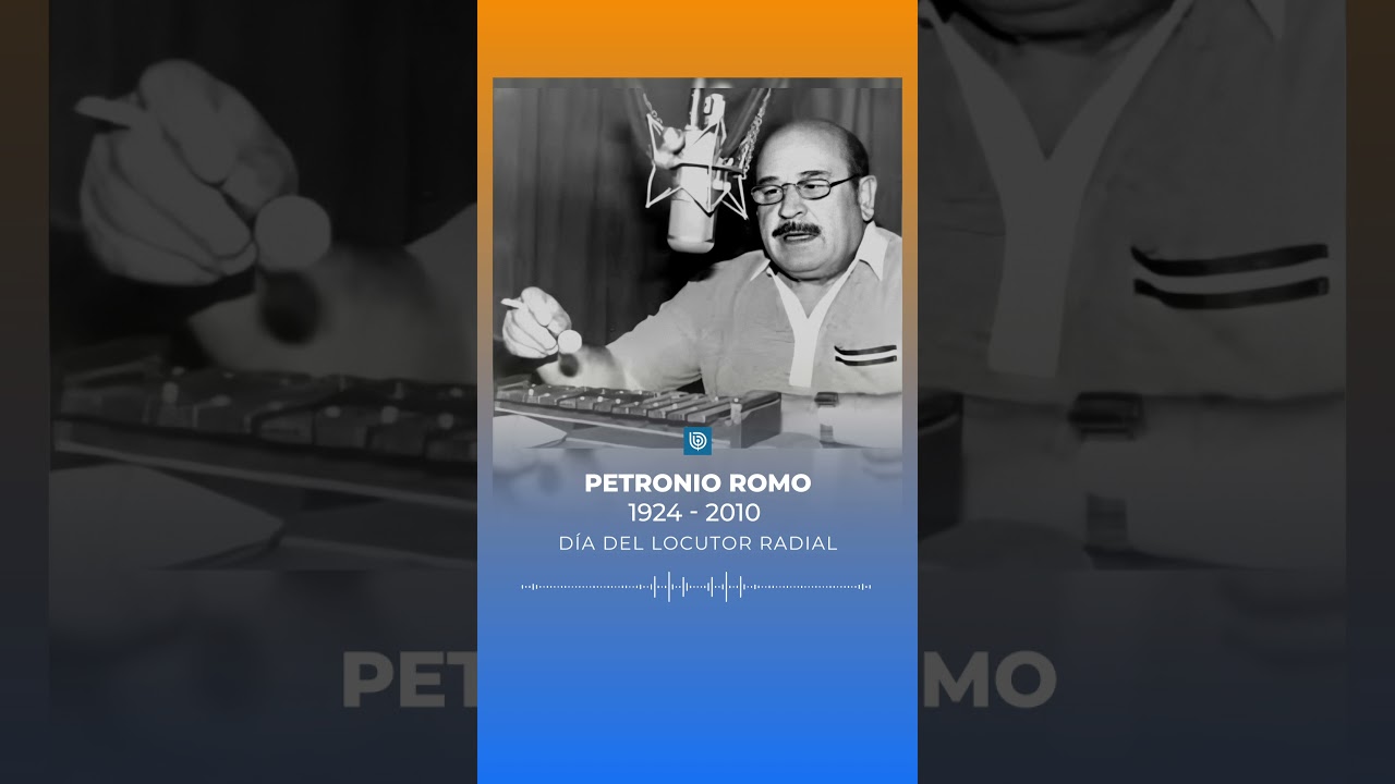Día del Locutor radial: Petronio Romo