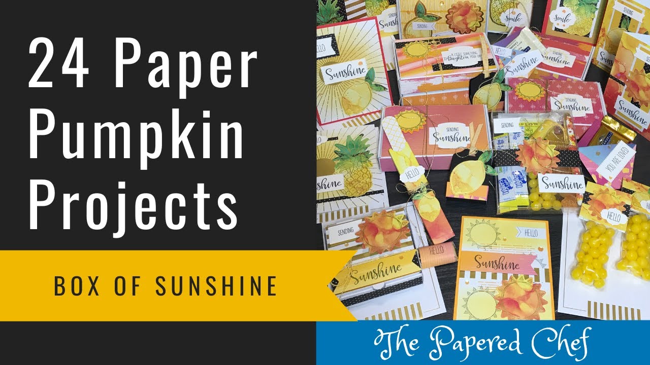 24 Paper Pumpkin Projects - Box of Sunshine - June 2020 - Stampin’ Up!