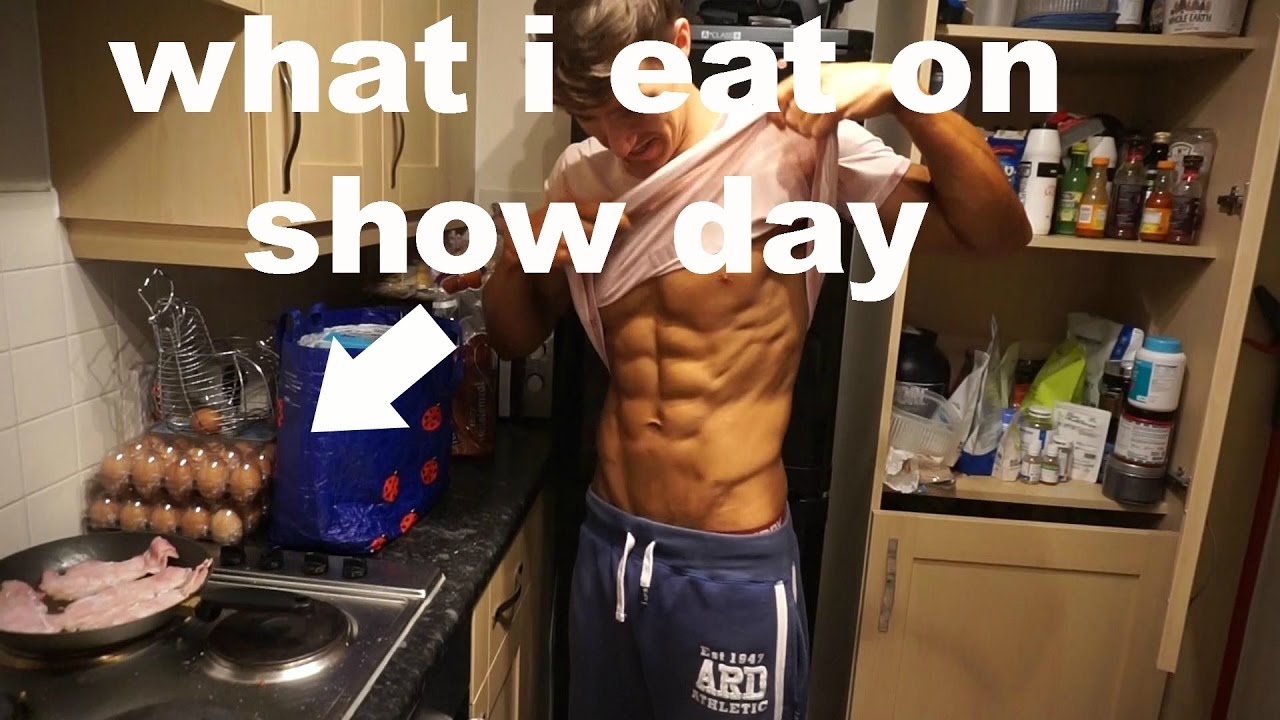 what i eat on show day