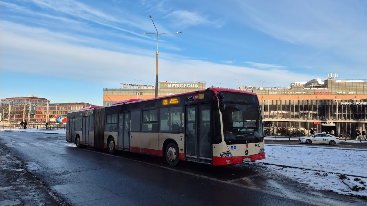 [PKS Gdańsk] Mercedes-Benz Conecto G #9903 - linia 126, kierunek Gdańsk Wrzeszcz PKP