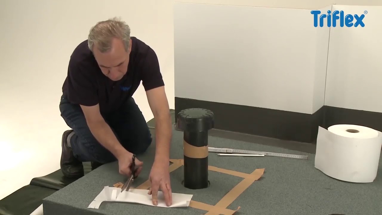 How to waterproof ventilation and pipe ducts with Triflex