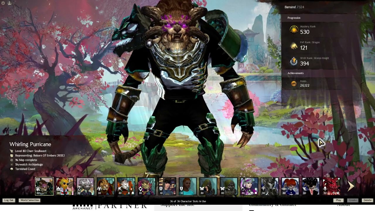 Guild Wars 2 (GW2) Alt Parking